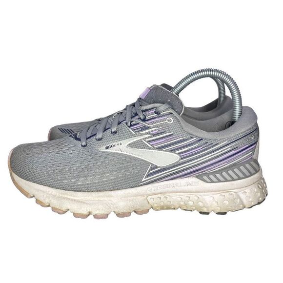 Brooks Adrenaline GTS 19 Women's Size 7.5 US Gray Running Shoes 1202841B060 - Picture 2 of 9